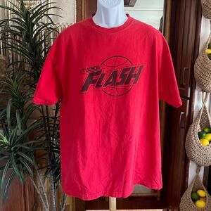 Vintage Tucson Flash Basketball T-Shirt XL | Red Graphic 90s Arizona Sports Tee